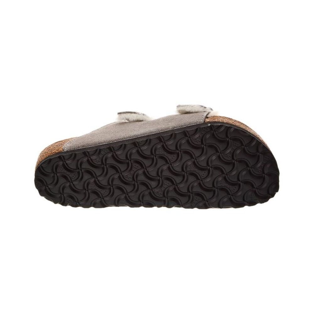 Birkenstock Arizona Suede & Shearling Sandal - Picture 4 of 5